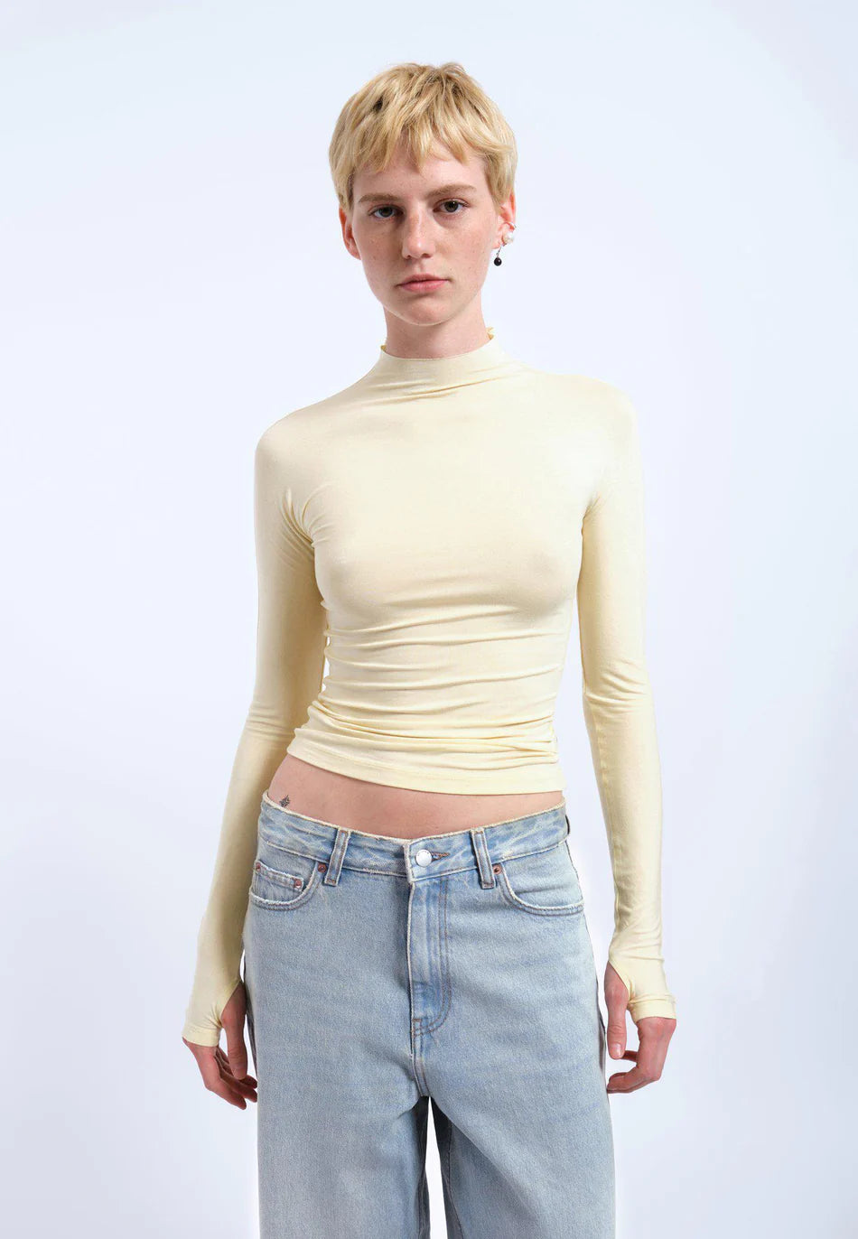 Dr. Denim Aria Top - Light Yellow