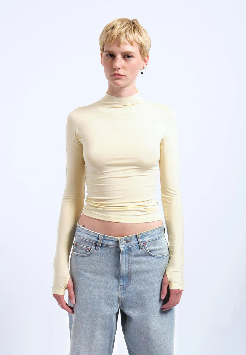 Dr. Denim Aria Top - Light Yellow
