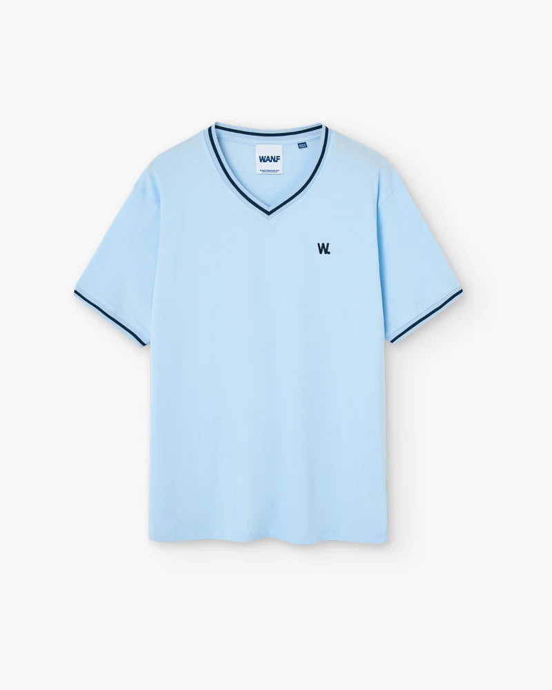 WANF Pique Tee - Baby Blue