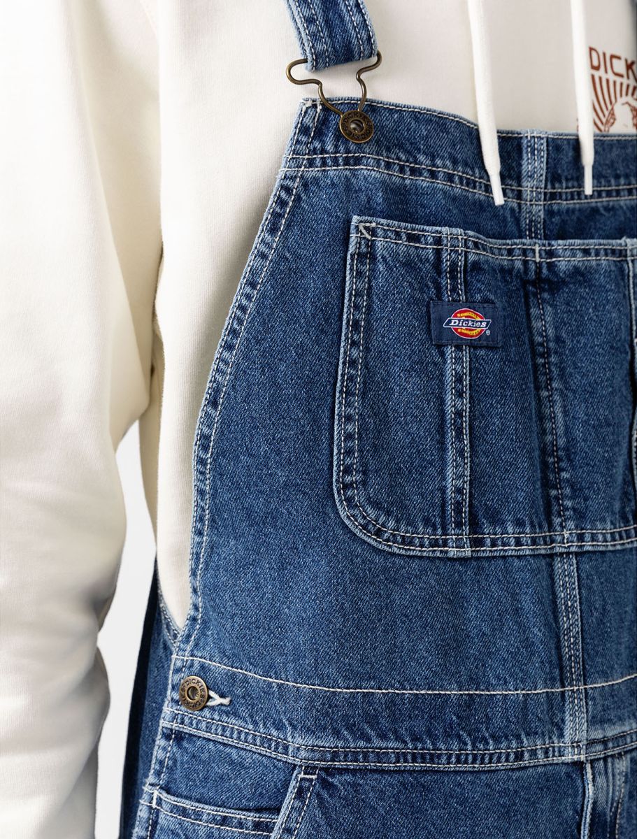 Dickies Denim Classic Bib - Classic Blue