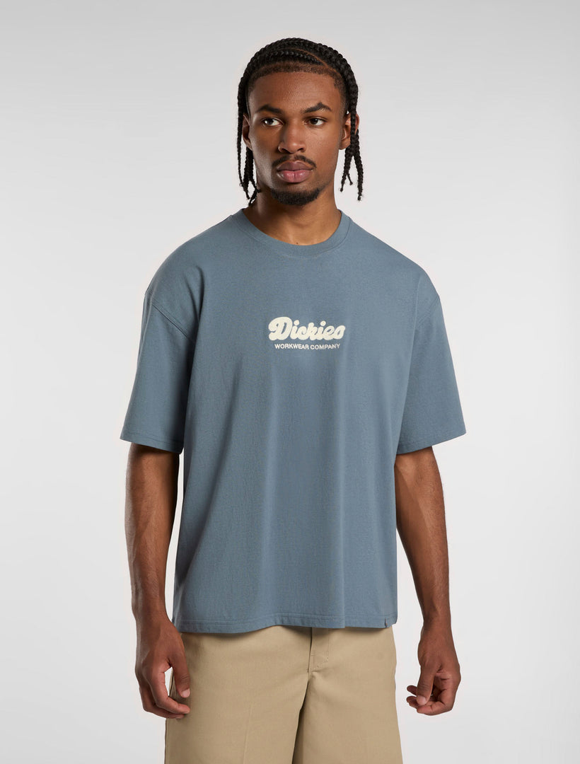 Dickies Lewistown Embroidered Tee - Stormy Weather