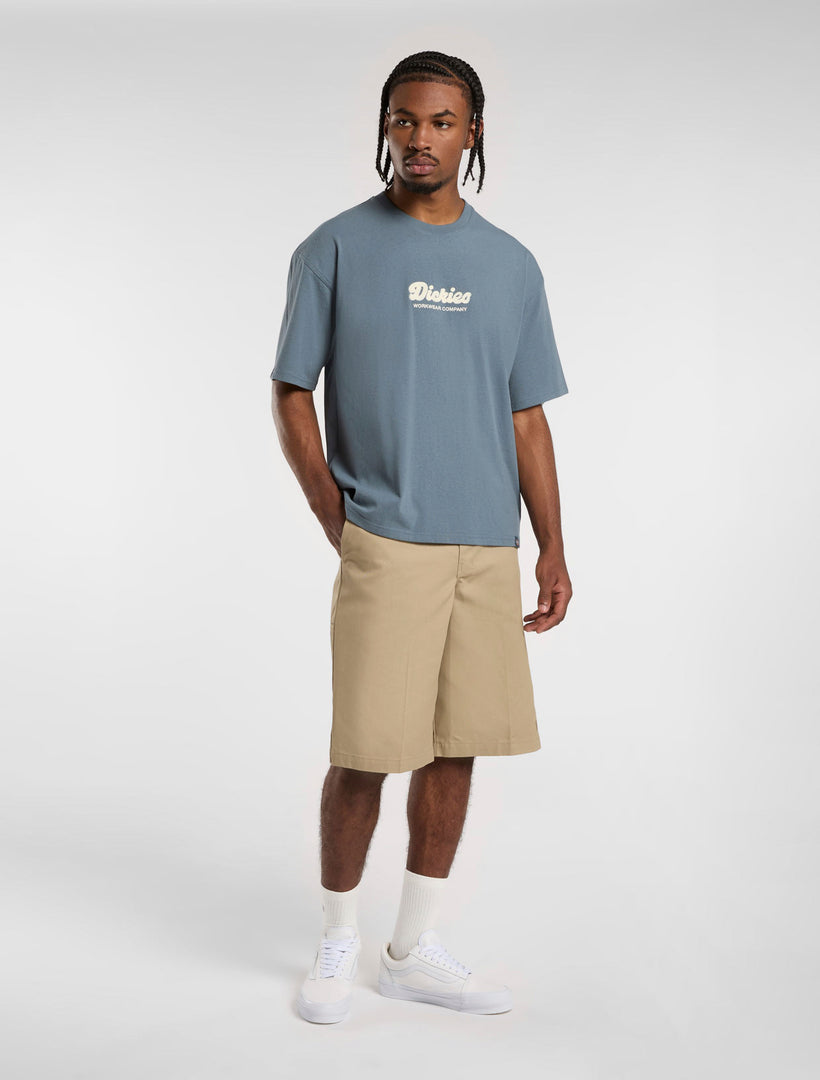 Dickies Lewistown Embroidered Tee - Stormy Weather