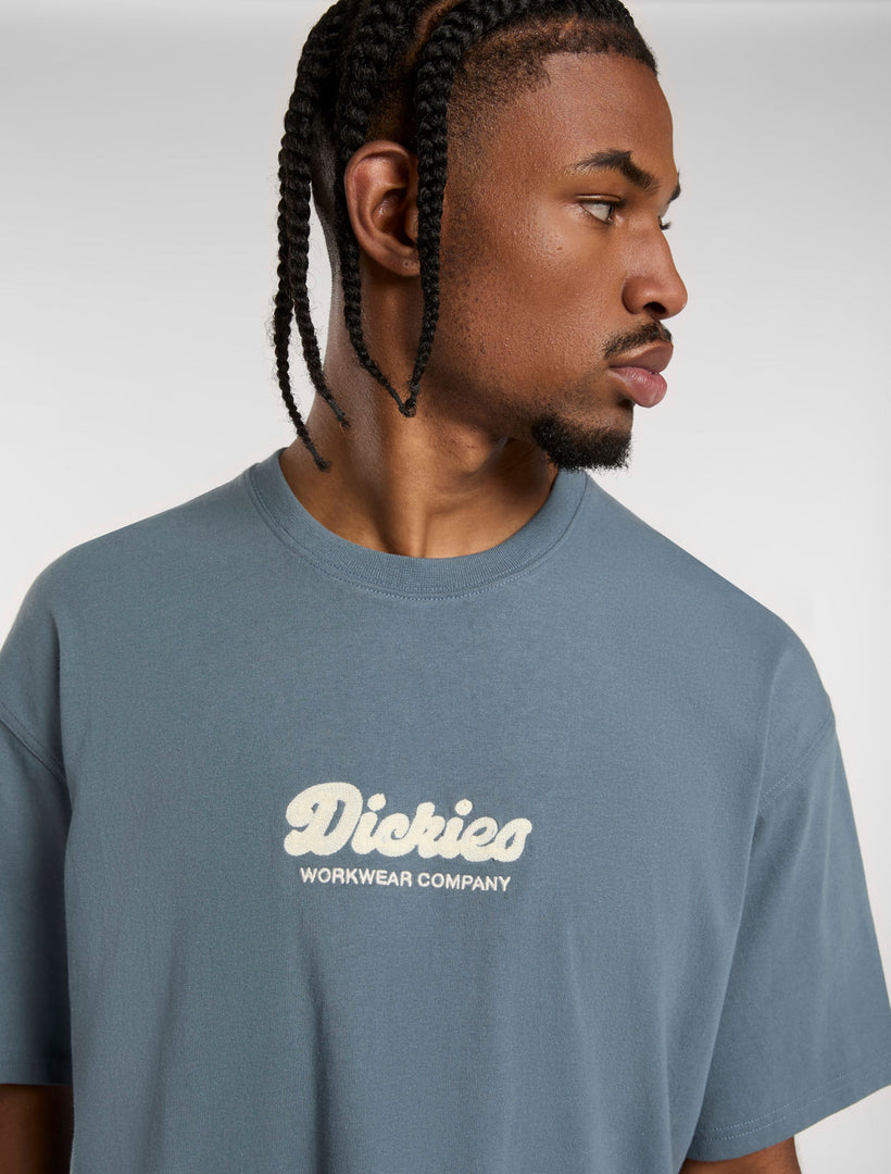 Dickies Lewistown Embroidered Tee - Stormy Weather