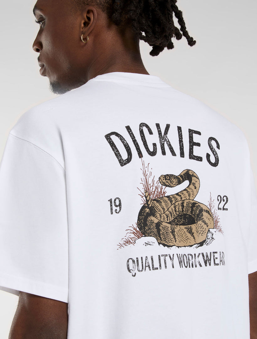 Dickies Snake Tee - White