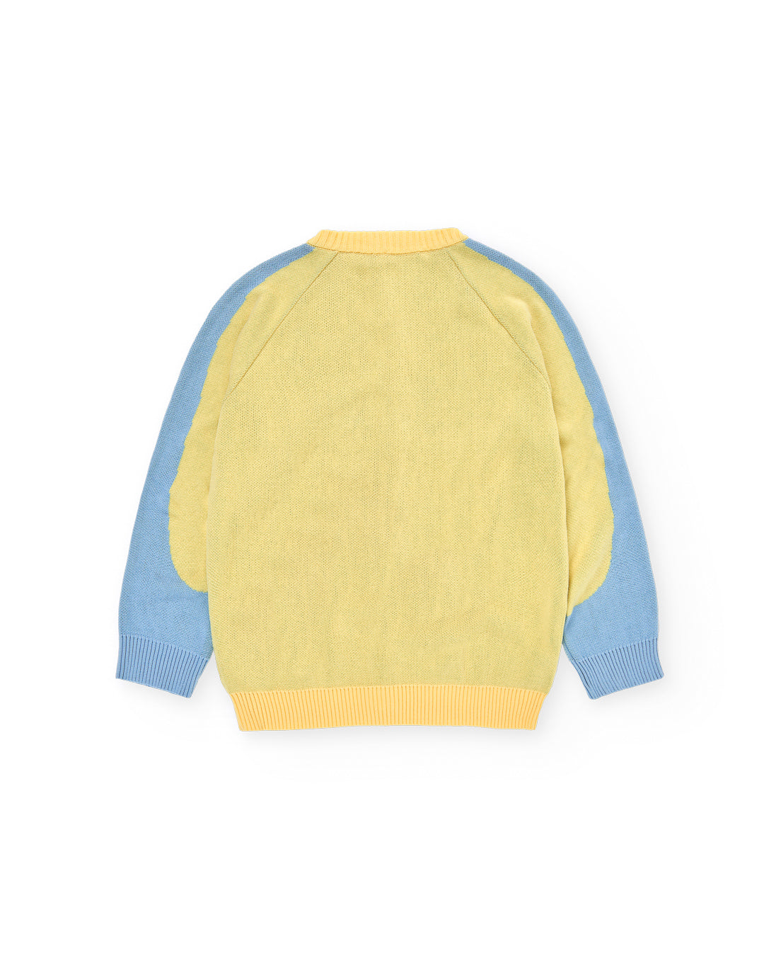 WANF Office Pastel Cardigan - Yellow/Blue