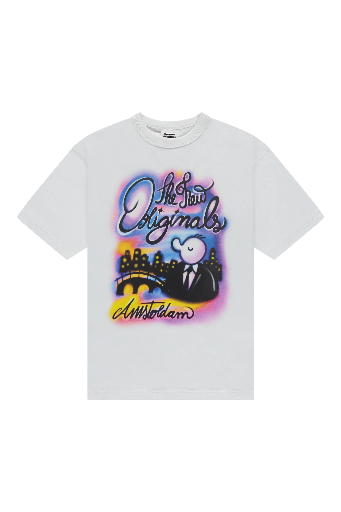 The New Originals Freddy Airbrush Tee - White