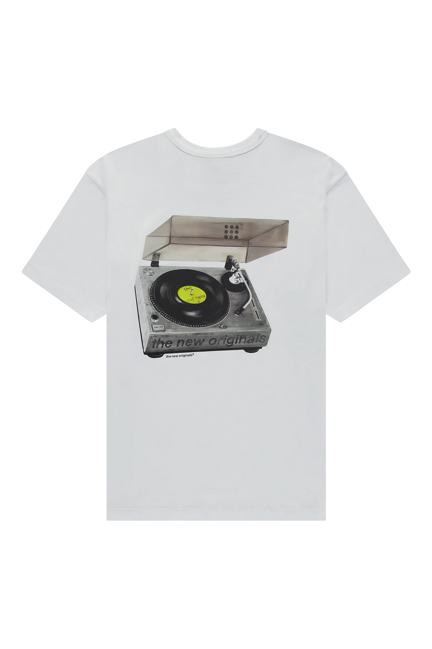 The New Originals Turntable Tee - White