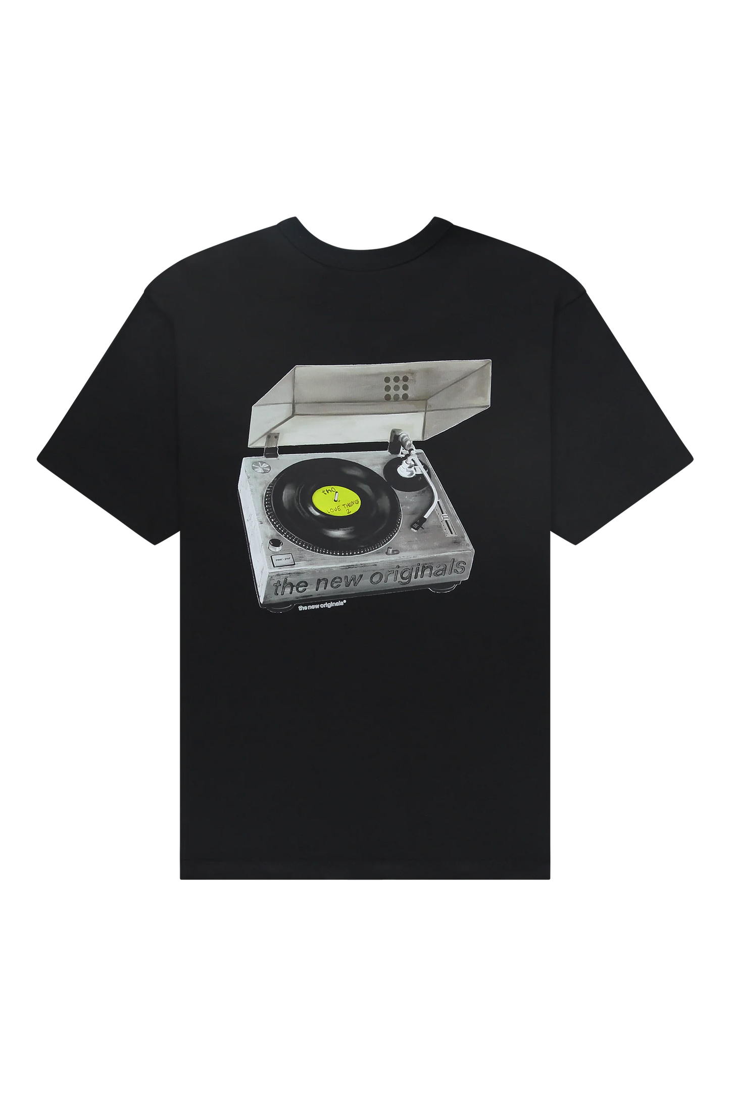 The New Originals Turntable Tee - Black