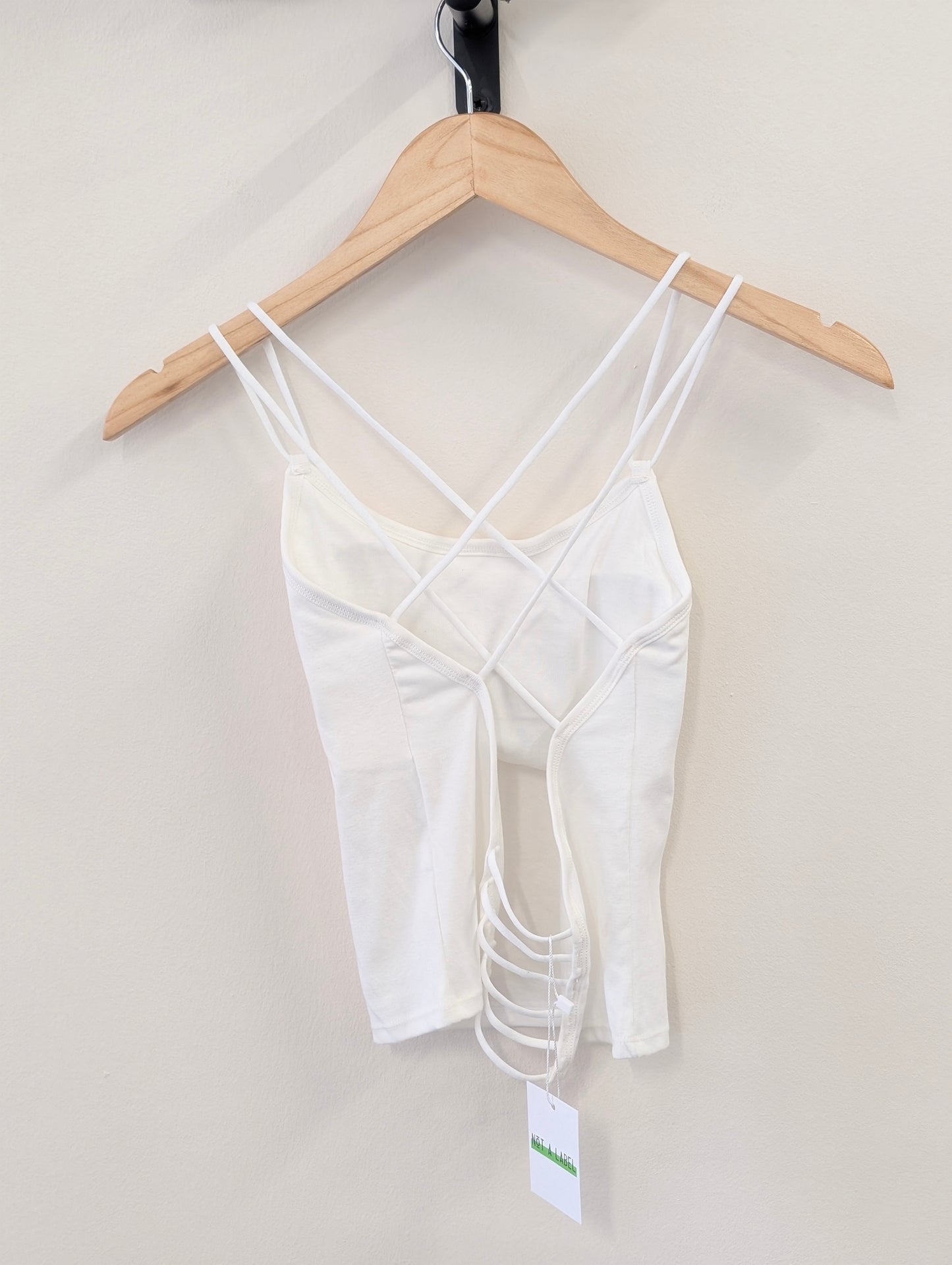 Not a label Rory singlet - White