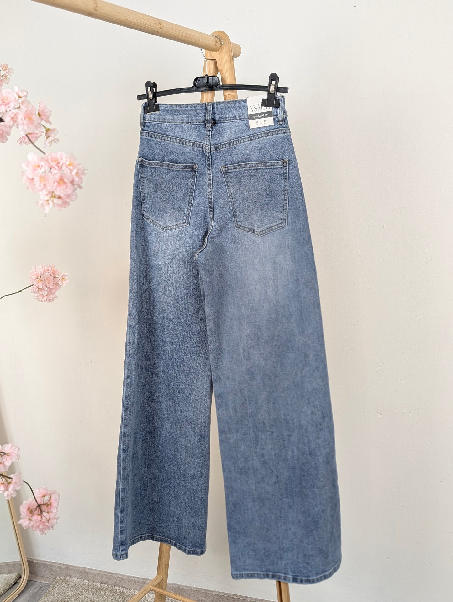 VS MISS Palazzo fit jeans - Blue