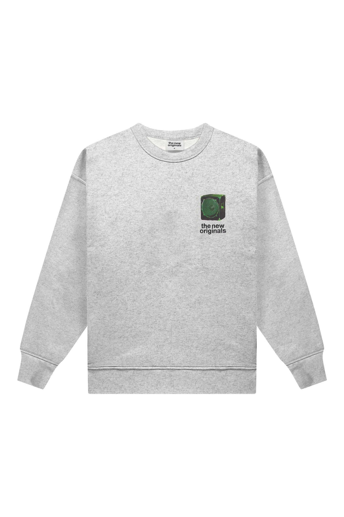 The New Originals Soundsystem Crewneck - Light Grey Melange