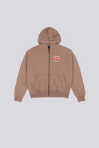 Goodies Sportive | Jeddah Zip Up Hoodie - Brown