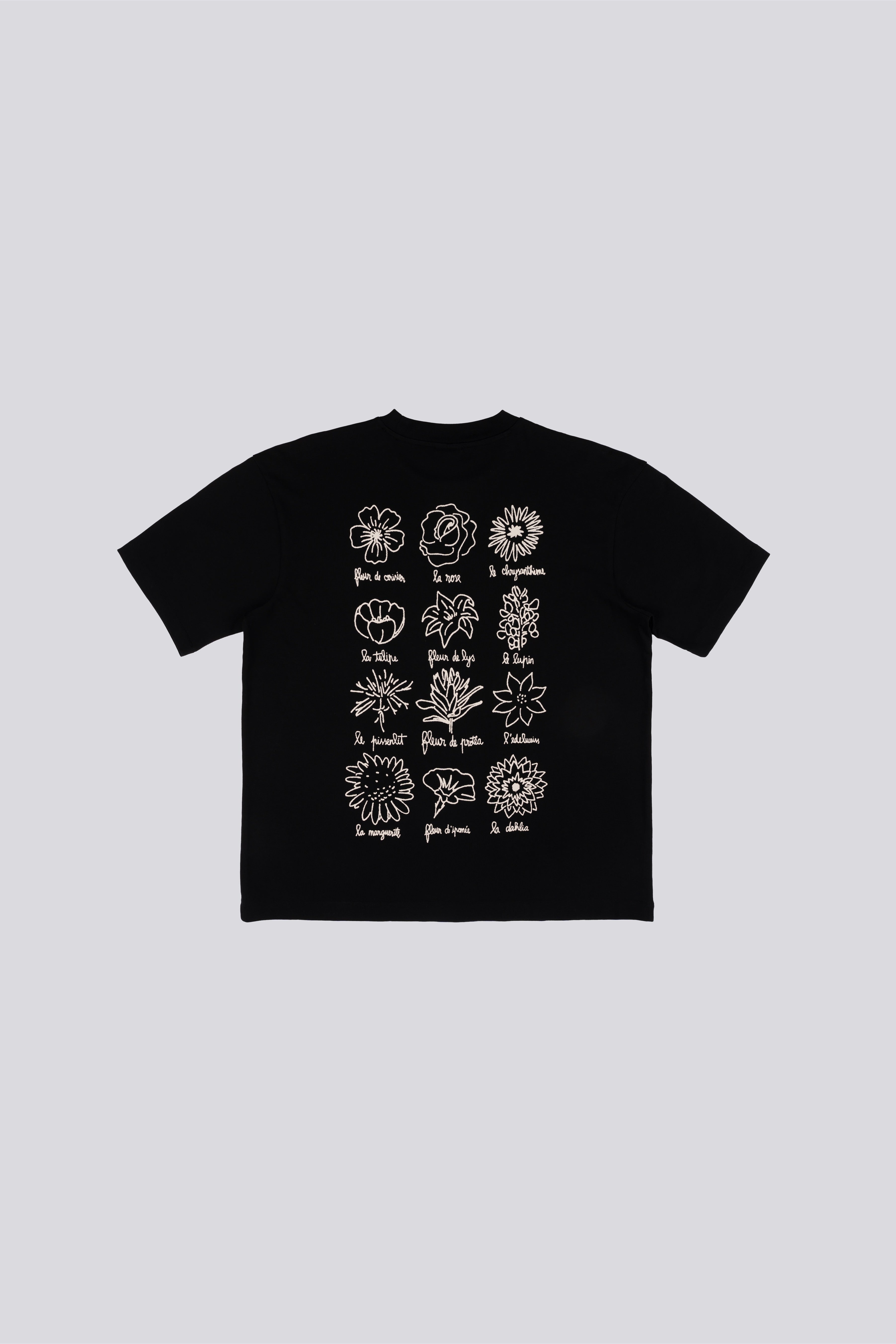 Goodies Sportive | Le Fleuriste T-shirt - Black