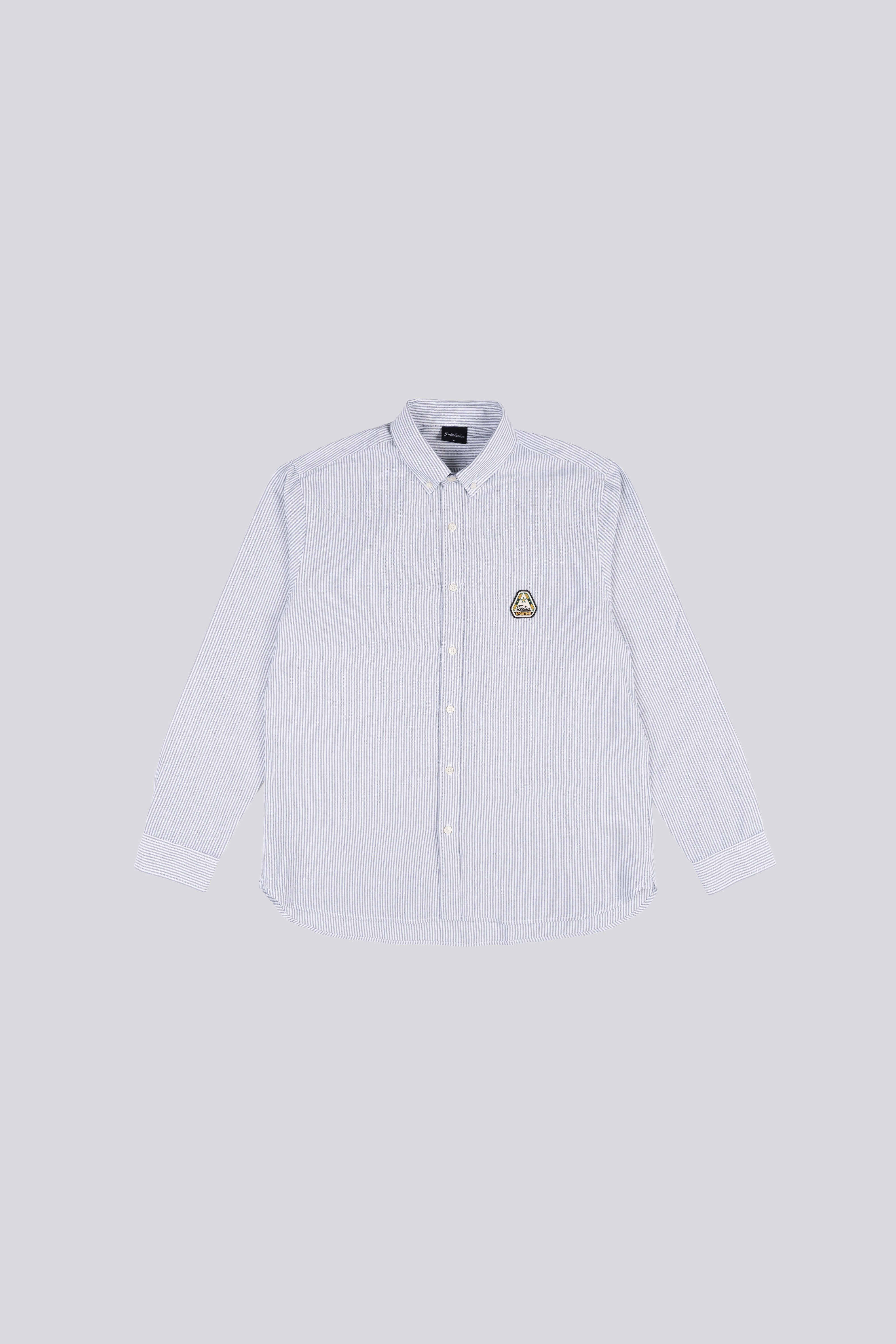 Goodies Sportive | Oxford Strips Shirt - White/Grey