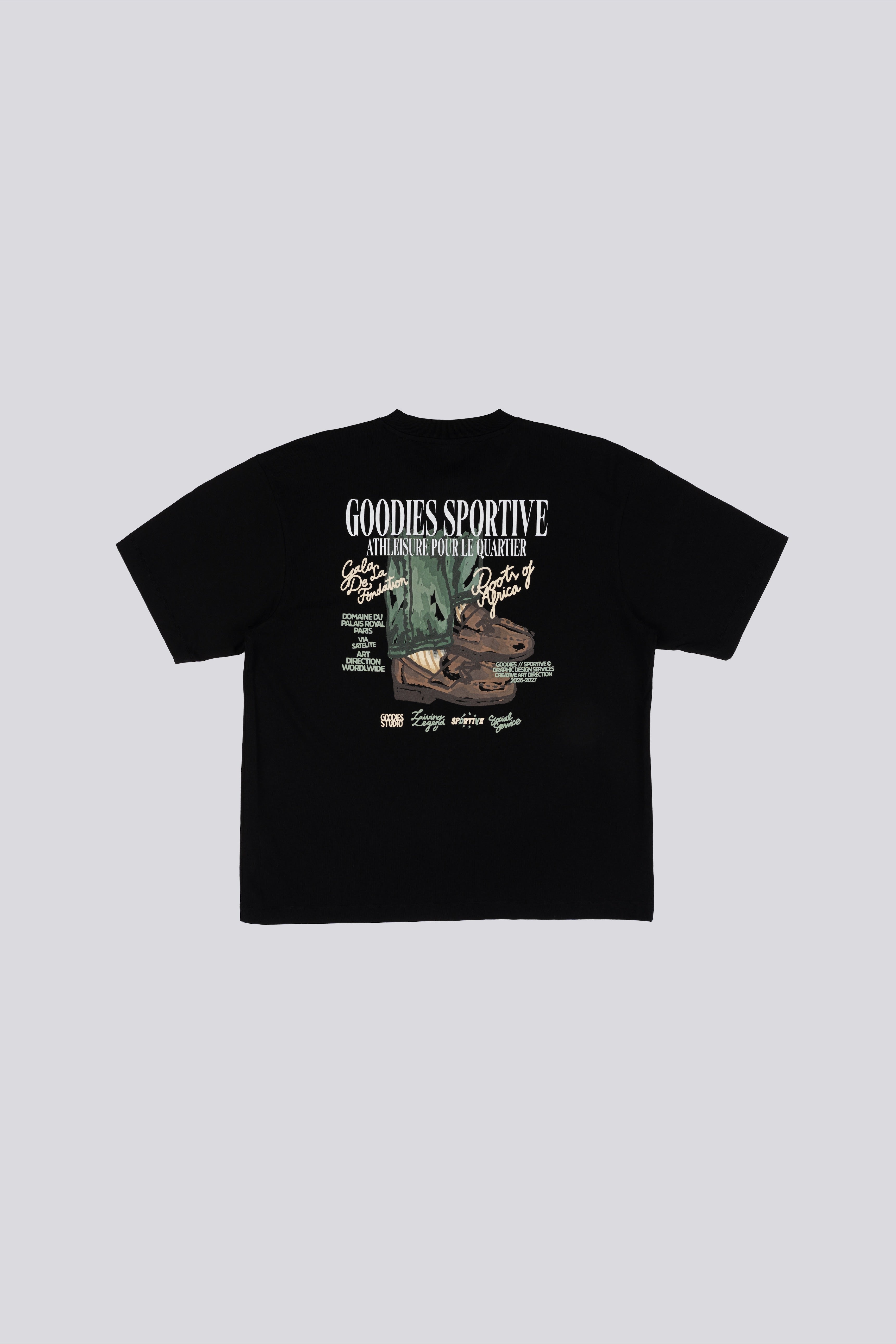 Goodies Sportive | Roots Of Africa T-Shirt - Black