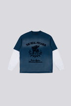 Goodies Sportive | Real Pegasus Longsleeve - Blue/White