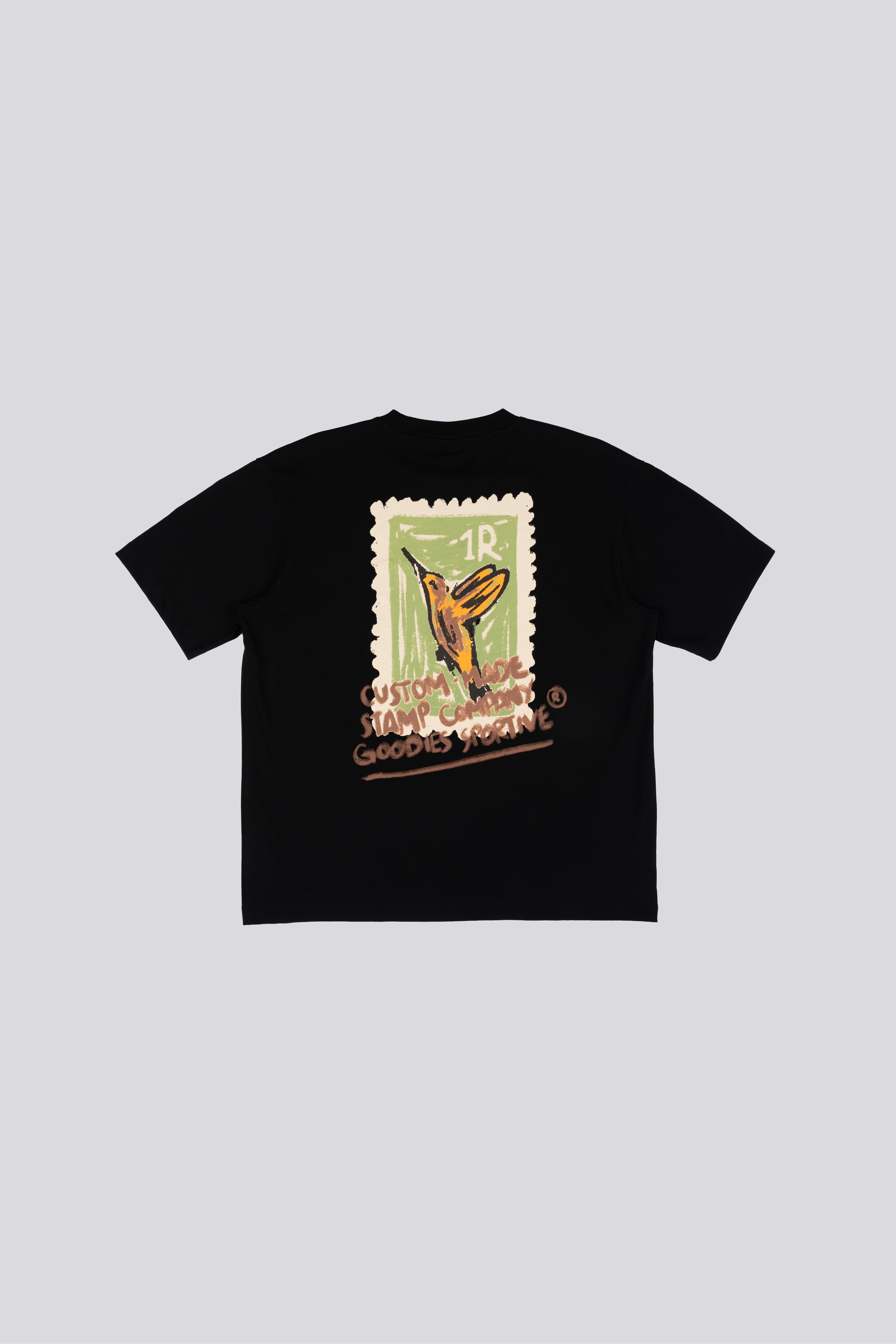 Goodies Sportive | Stamp Company T-shirt - Black
