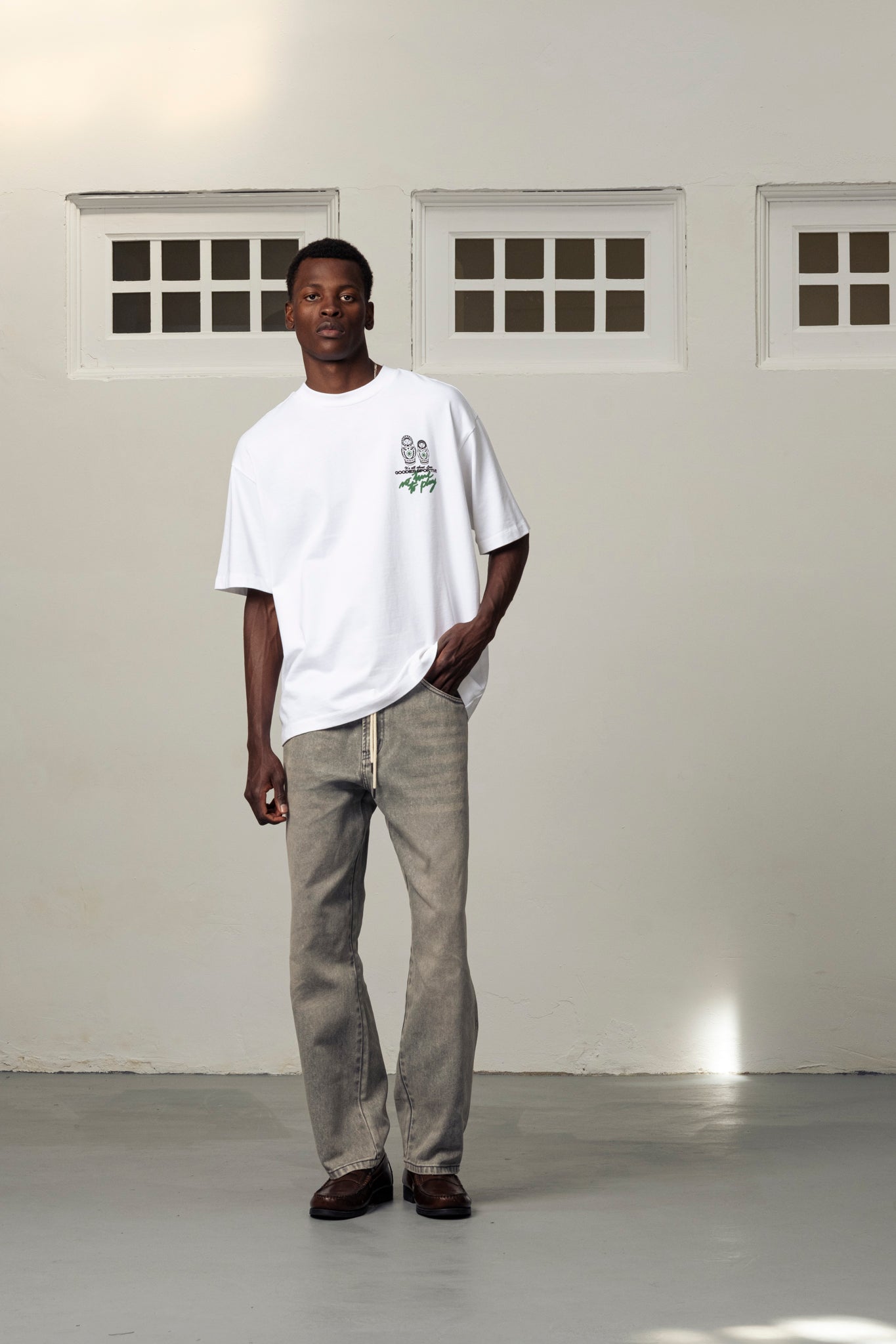 Goodies Sportive | No Time To Play T-shirt - White