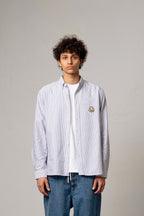 Goodies Sportive | Oxford Strips Shirt - White/Grey