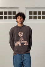 Goodies Sportive | Theatre Du Quartier Crewneck - Eggplant