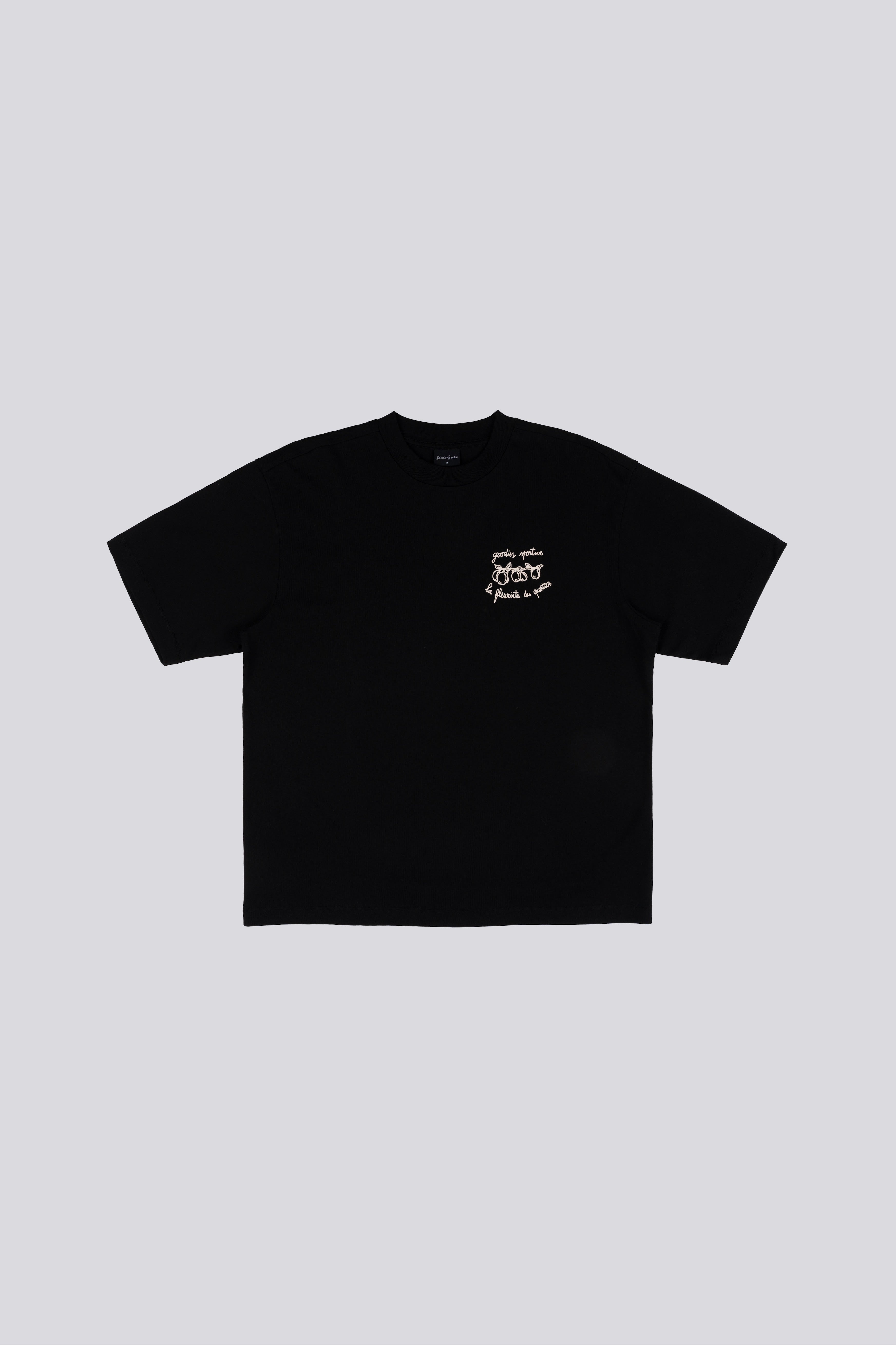 Goodies Sportive | Le Fleuriste T-shirt - Black