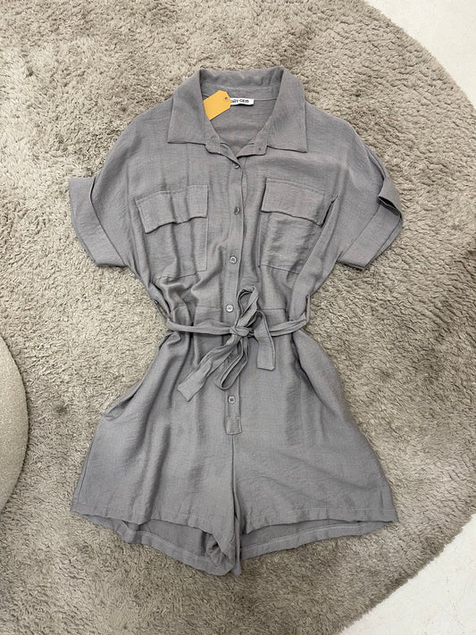 Jumpsuit short - Grey