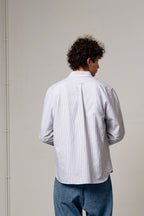 Goodies Sportive | Oxford Strips Shirt - White/Grey