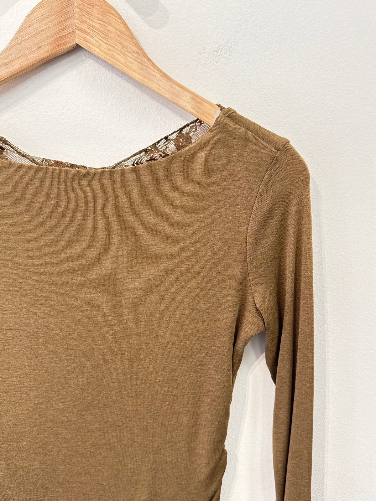 Not A Label | Stevie Lace Top - Army