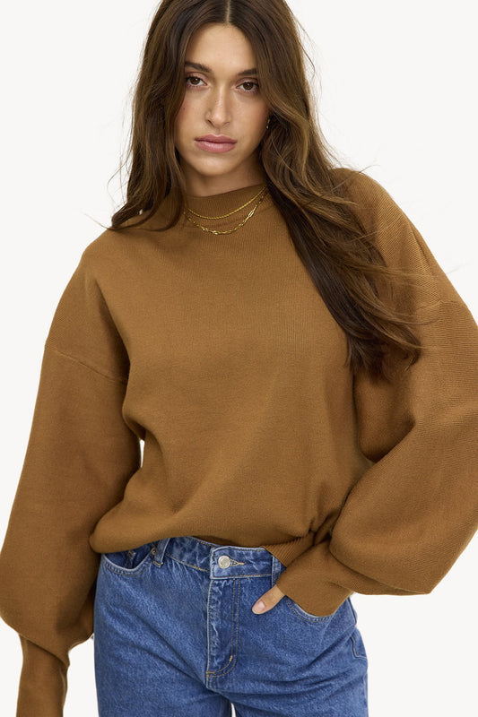 IN STORE ONLY - True For You - Camel jumper