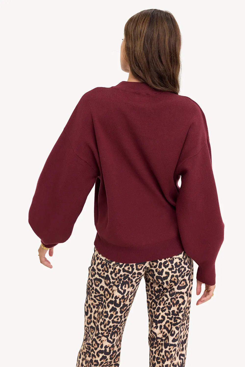 IN STORE ONLY - True For You - Bordeaux jumper