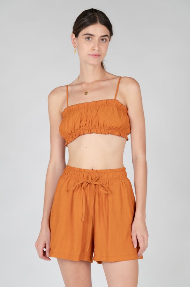 24 colours Top cropped - Warm orange