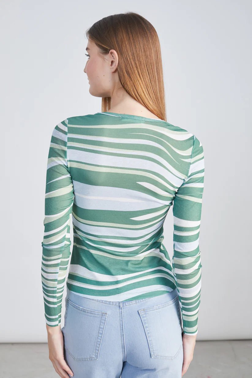 24 Colours Mesh Shirt - Green - Kubanna