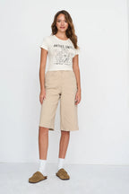 24 Colours Tee with Print - White - Kubanna