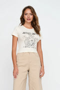 24 Colours Tee with Print - White - Kubanna