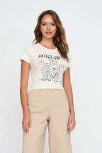 24 Colours Tee with Print - White - Kubanna