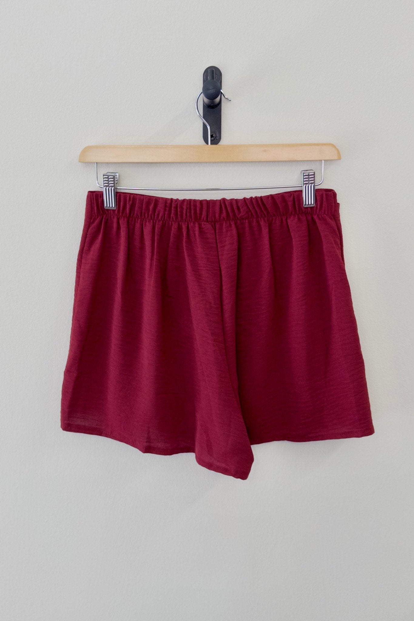Not A Label Ozzy Skort - Maroon - Kubanna