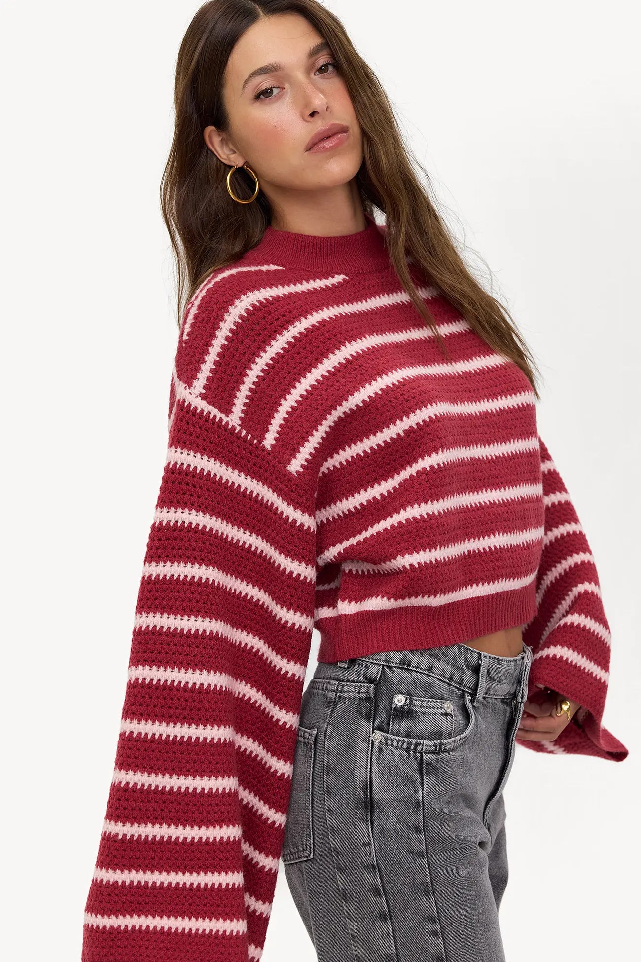 IN STORE ONLY - Loving you is better - bordeaux Knit