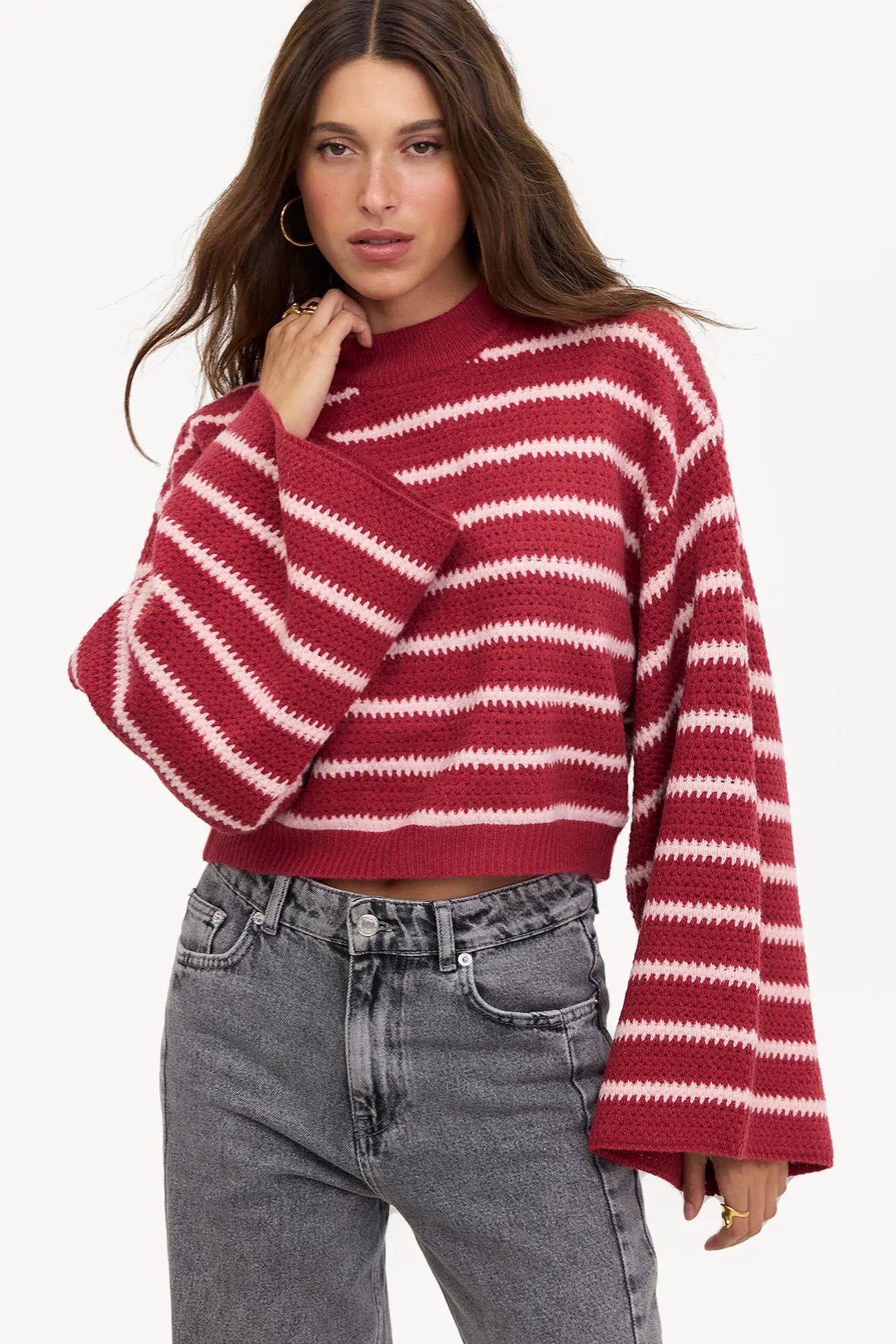 IN STORE ONLY - Loving you is better - bordeaux Knit