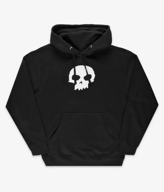 ZERO Zero single skull hoodie - Black