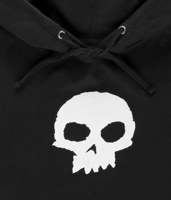 ZERO Zero single skull hoodie - Black