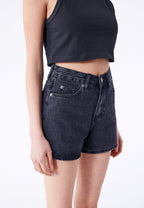 Dr. Denim Nora Shorts - Retro Black - Kubanna