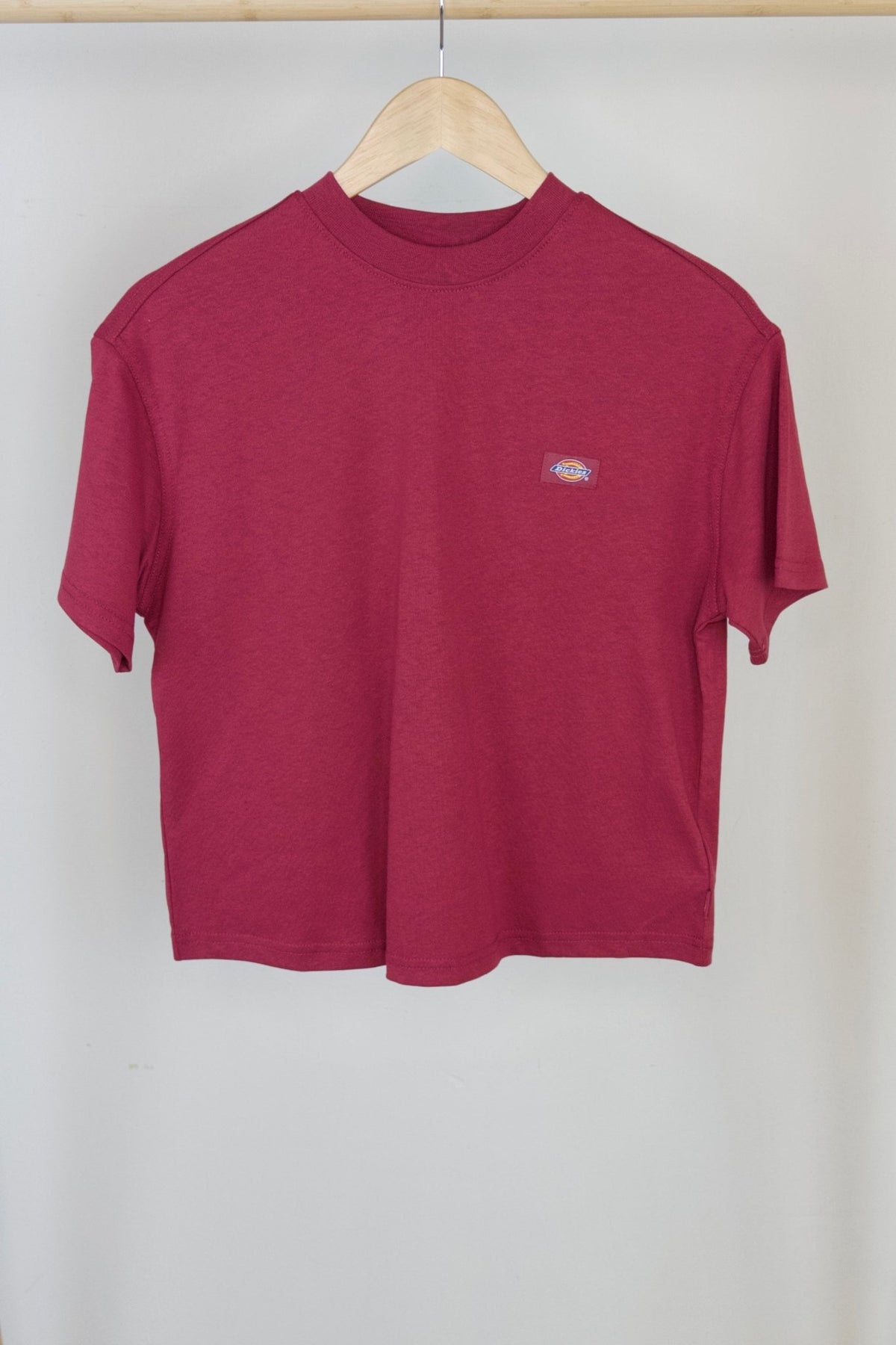 Dickies Oakport Boxy Cropped Tee - Tibetan Red