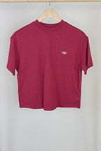 Dickies Oakport Boxy Cropped Tee - Tibetan Red - Kubanna