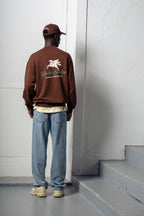 Goodies Sportive | 550G Pegasus Crewneck - Chocolate