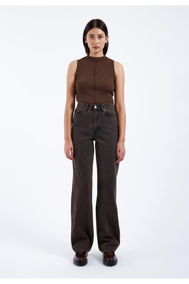 Dr. Denim Echo Jeans - Tar Jet Brown - Kubanna