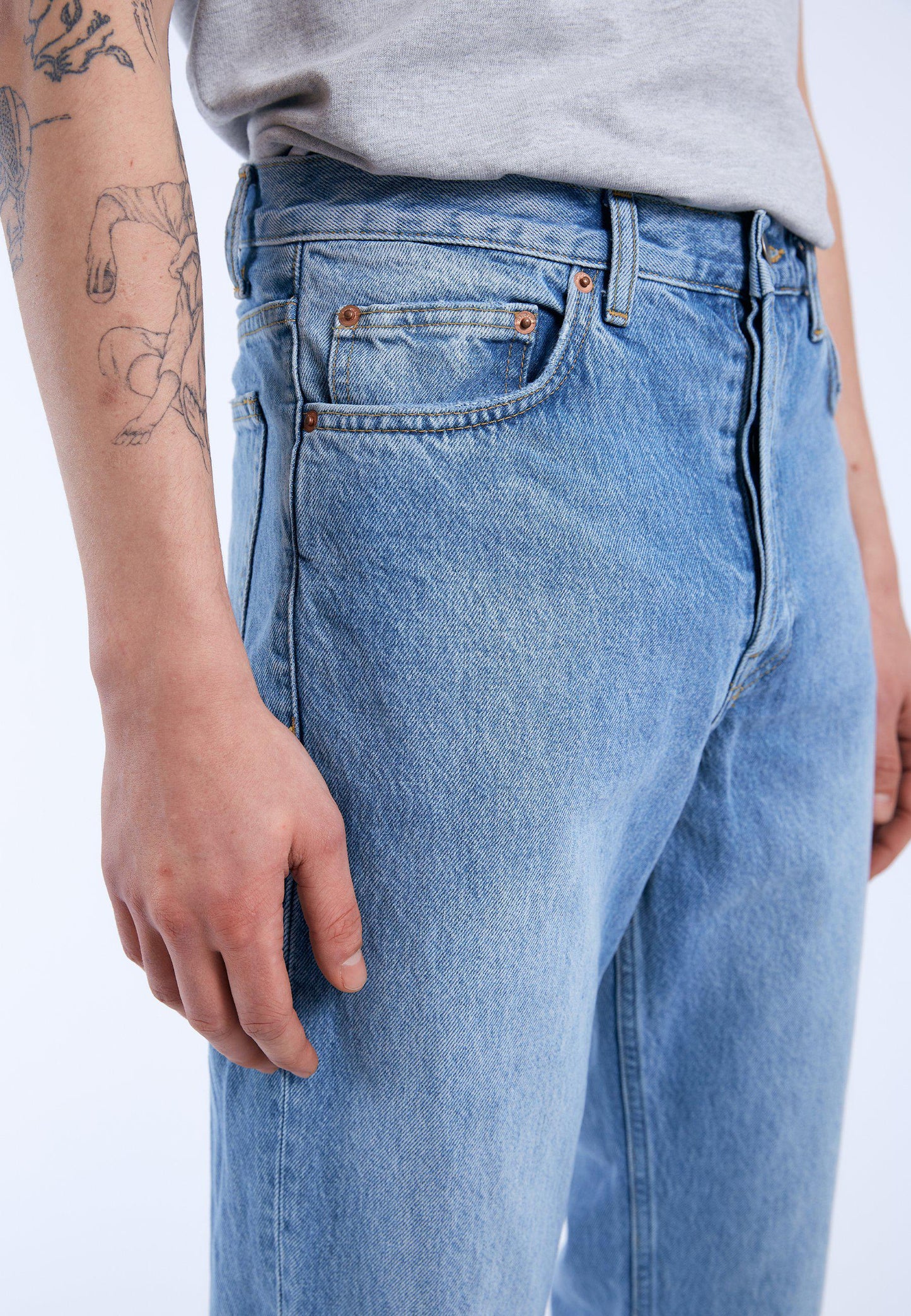 Dr. Denim Dash - Stone Cast Blue