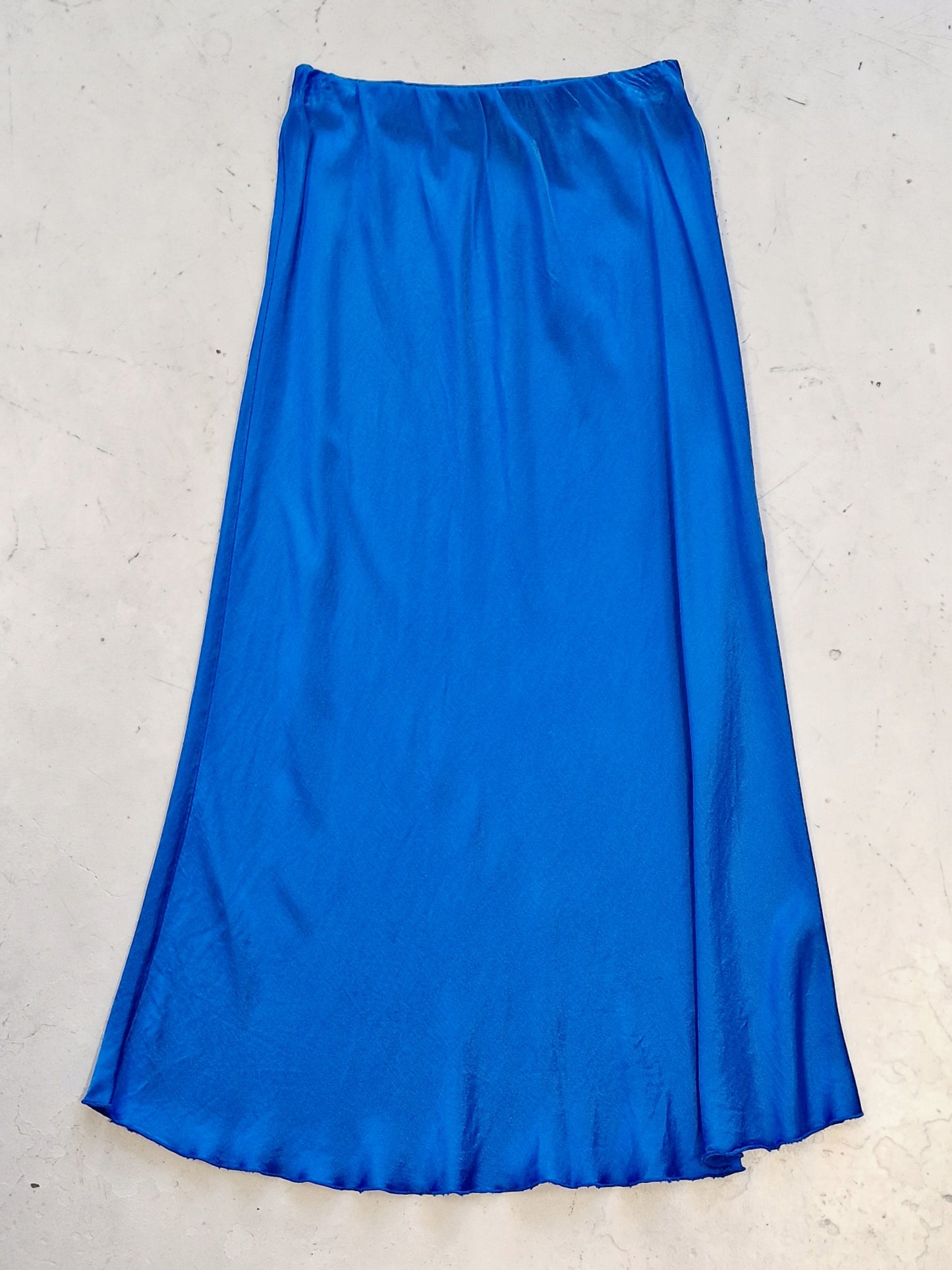 Silk skirt - Royal Blue