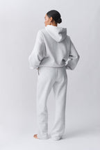 Gina Tricot Basic Straight Sweatpants - Grey - Kubanna