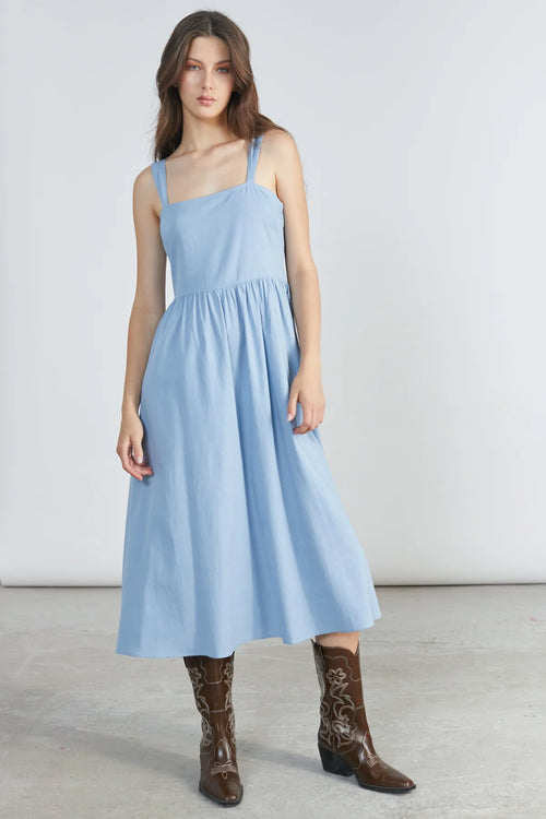 24 Colours Dress - Blue - Kubanna