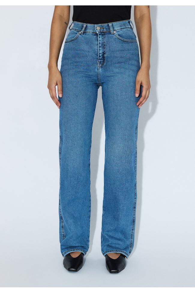 Dr. Denim Moxy Straight - Cape sky Worn Hem - Kubanna